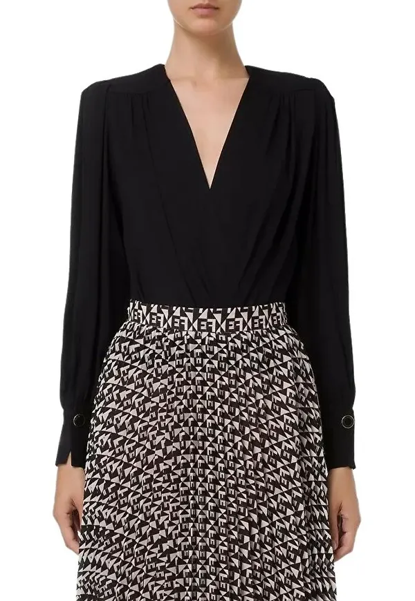 Elisabetta Franchi Blouses Svart, Dam