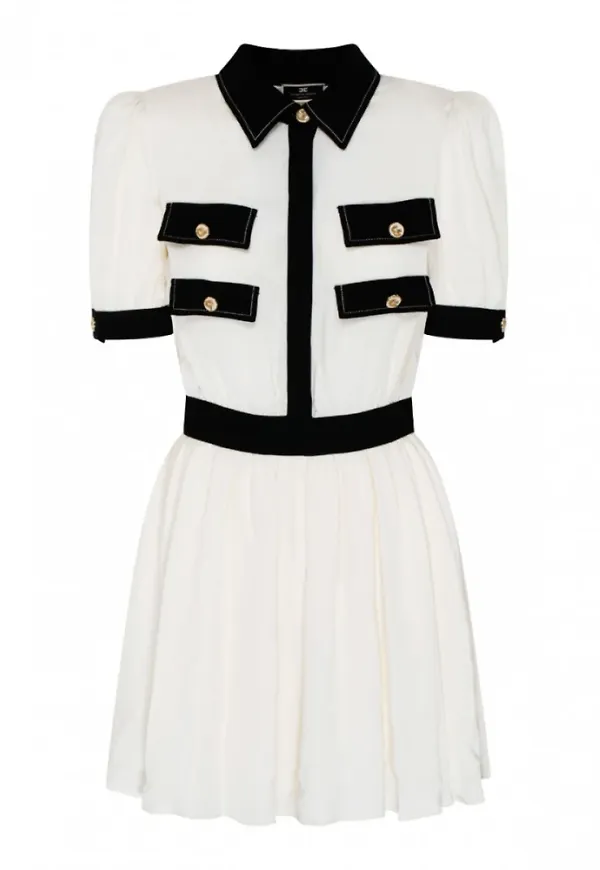 Elisabetta Franchi Dresses Vit, Dam
