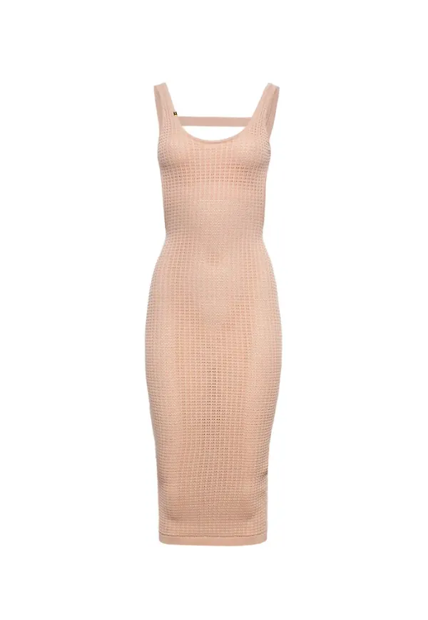 Elisabetta Franchi Midi dagklänning Rosa, Dam