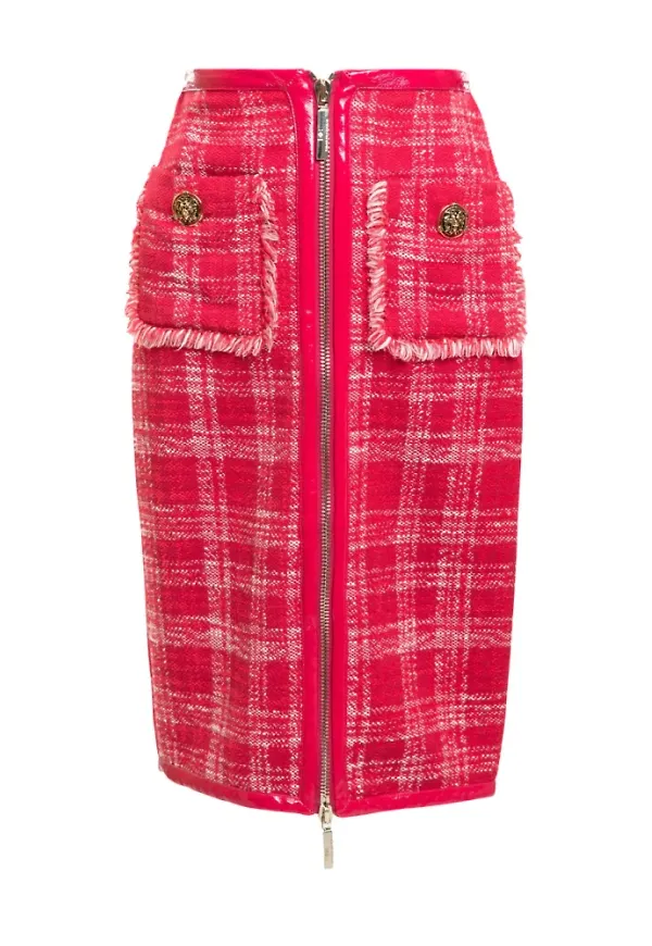 Elisabetta Franchi Midi kjol Rosa, Dam