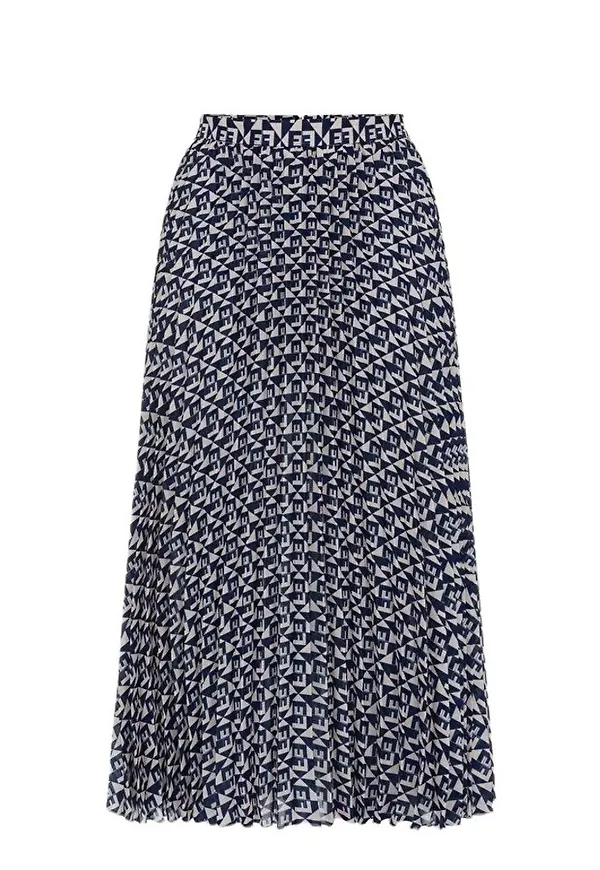 Elisabetta Franchi Midi Skirts Blå, Dam