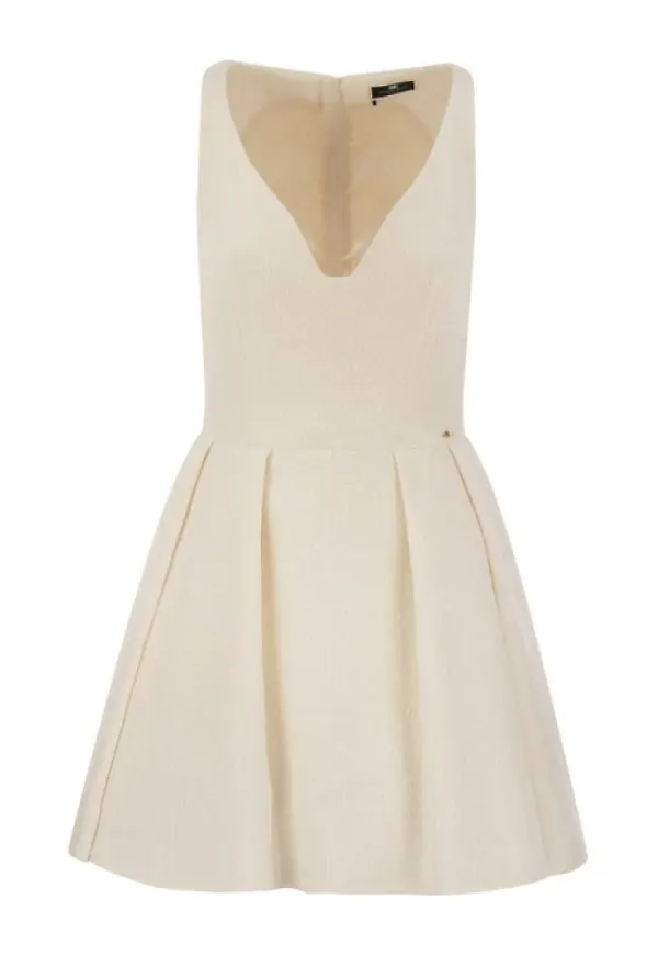 Elisabetta Franchi Party Dresses Beige, Dam