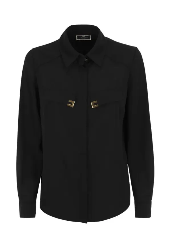Elisabetta Franchi shirt Svart, Dam