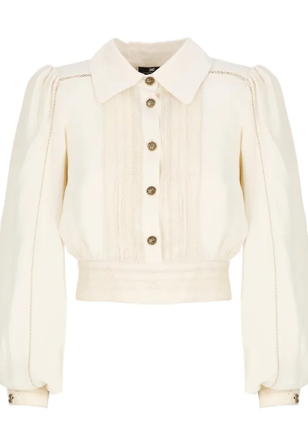 Elisabetta Franchi Shirts Beige, Dam