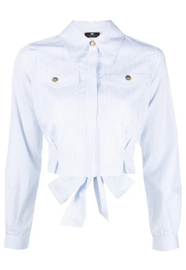 Elisabetta Franchi Shirts Blå, Dam