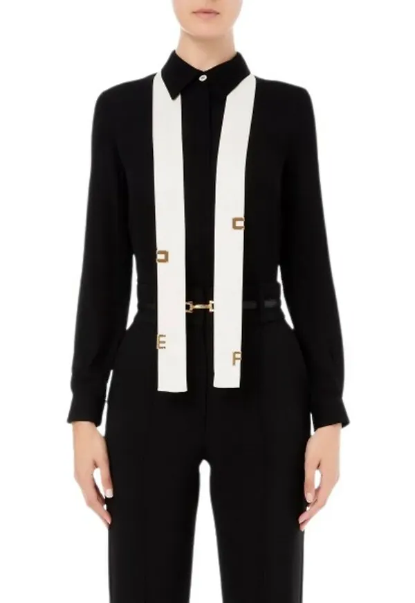 Elisabetta Franchi Shirts Svart, Dam