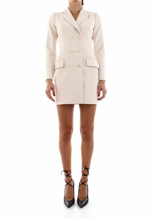 Elisabetta Franchi Short Dresses Vit, Dam