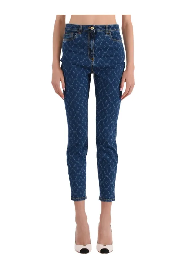 Elisabetta Franchi Skinny Jeans Blå, Dam