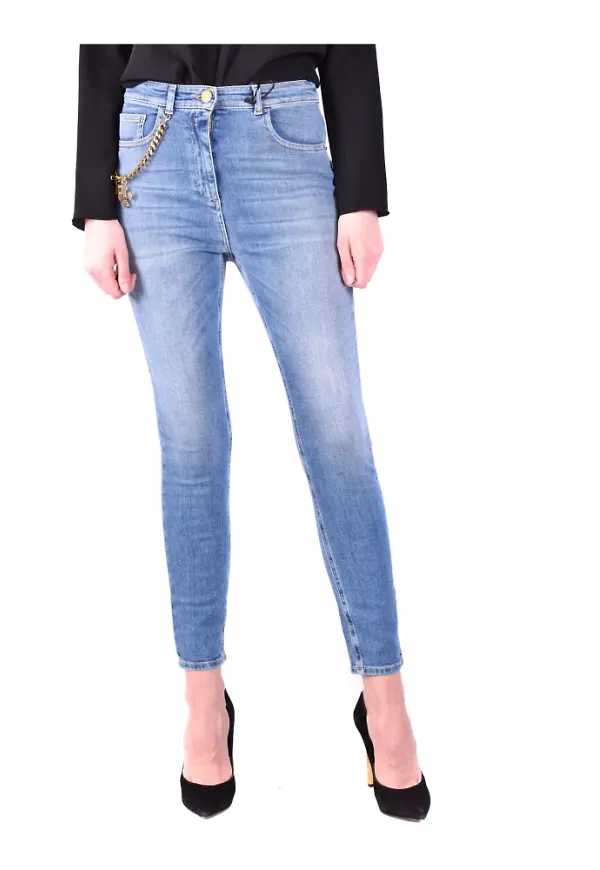 Elisabetta Franchi Skinny jeans Blå, Dam