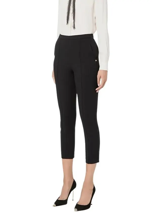 Elisabetta Franchi Slim-fit Trousers Svart, Dam