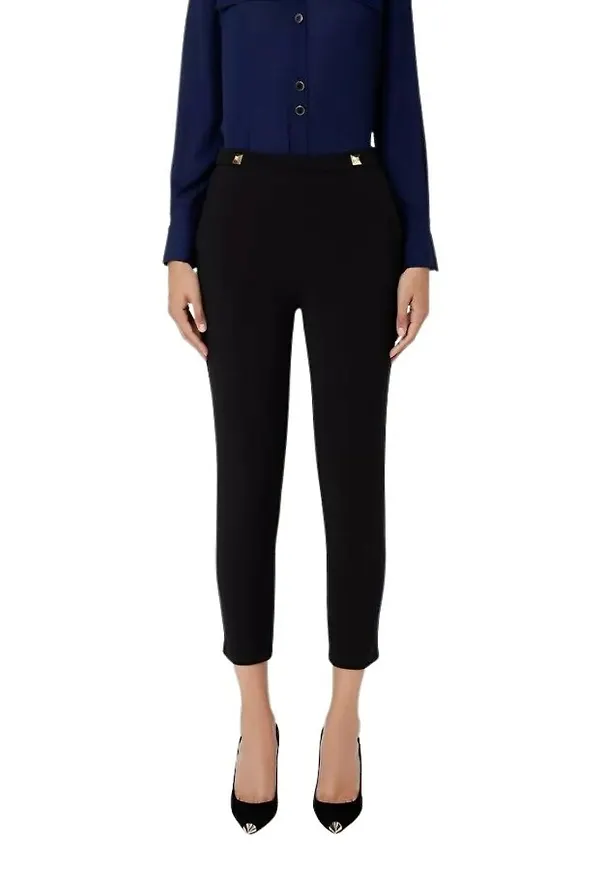 Elisabetta Franchi Slim-fit Trousers Svart, Dam
