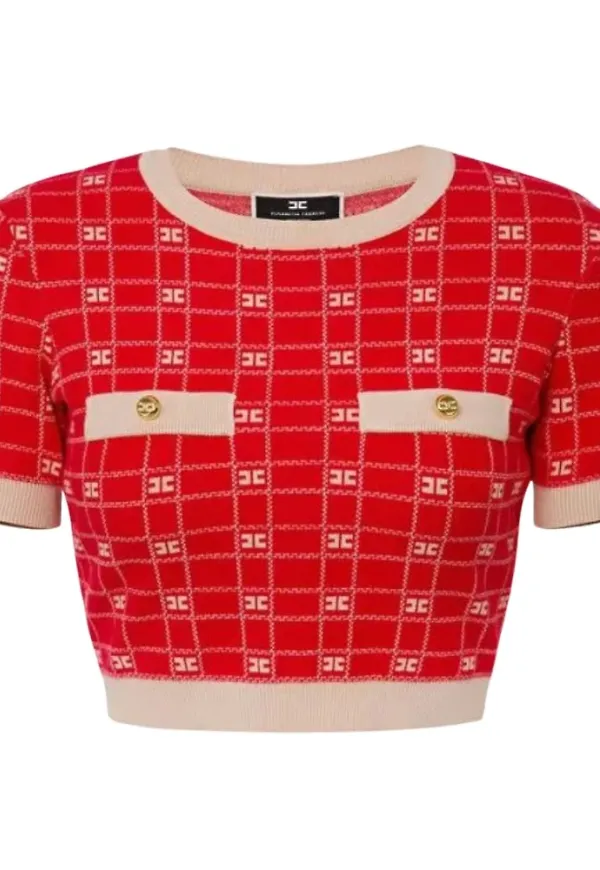 Elisabetta Franchi Topp Röd, Dam