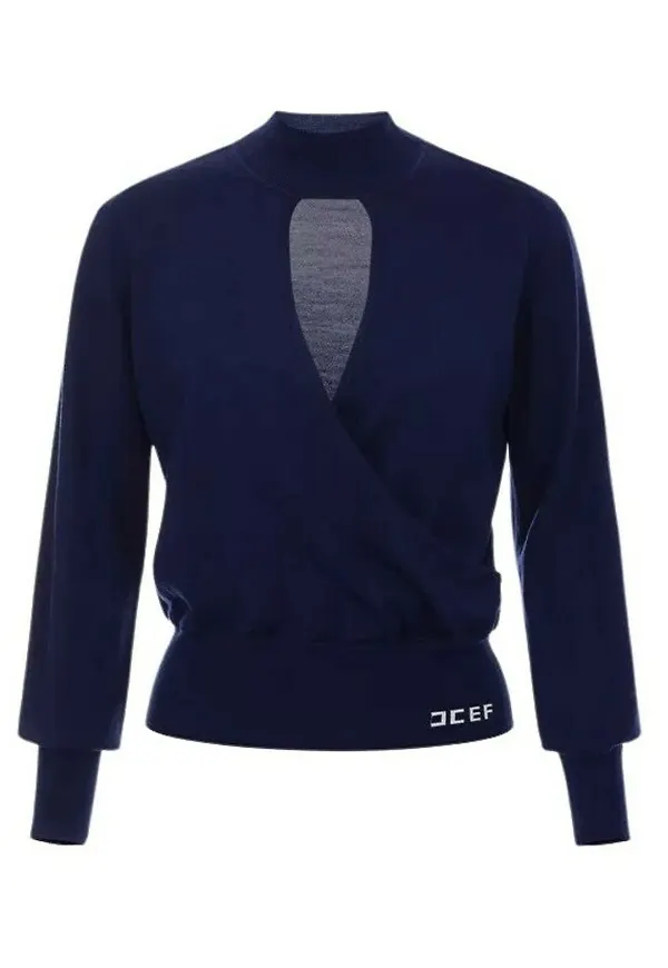 Elisabetta Franchi Turtlenecks Blå, Dam