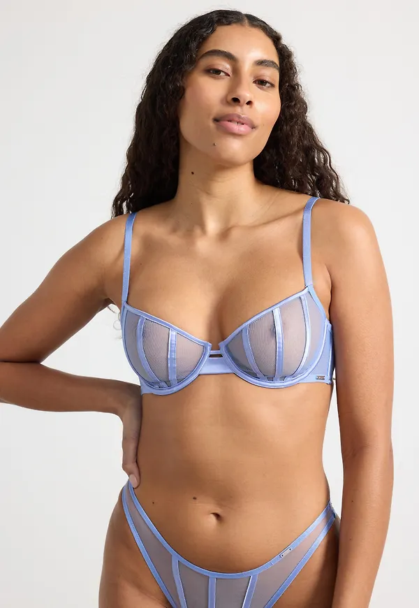 ella m – Senna ovadderad bh med mesh