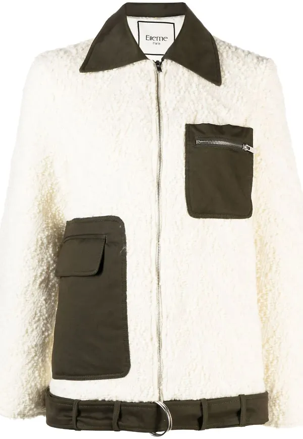 Elleme jacka med dragkedja - Neutral