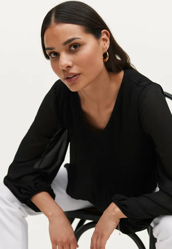 Ellos - Blus Gry - Svart