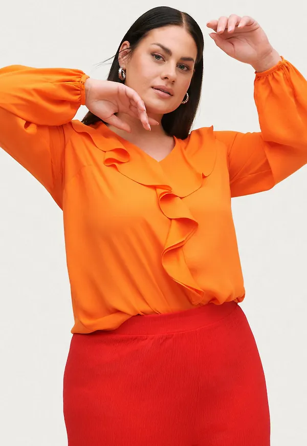 Ellos - Blus Malina - Orange