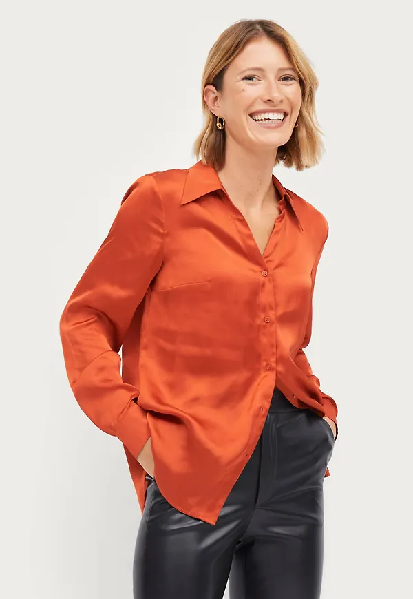 Ellos - Blus Pia - Orange - 46/48