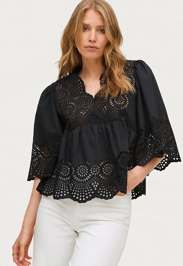 Ellos - Blus Tahira - Svart