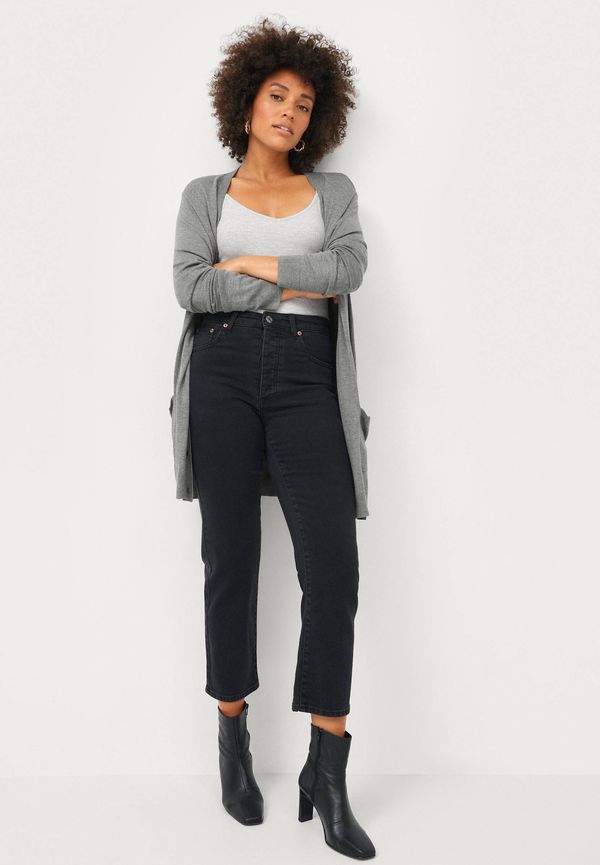 Ellos - Cardigan Penelope - Grå - 34/36