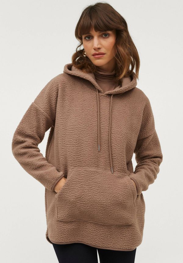 Ellos - Huvtröja Ofelia Fleece - Brun