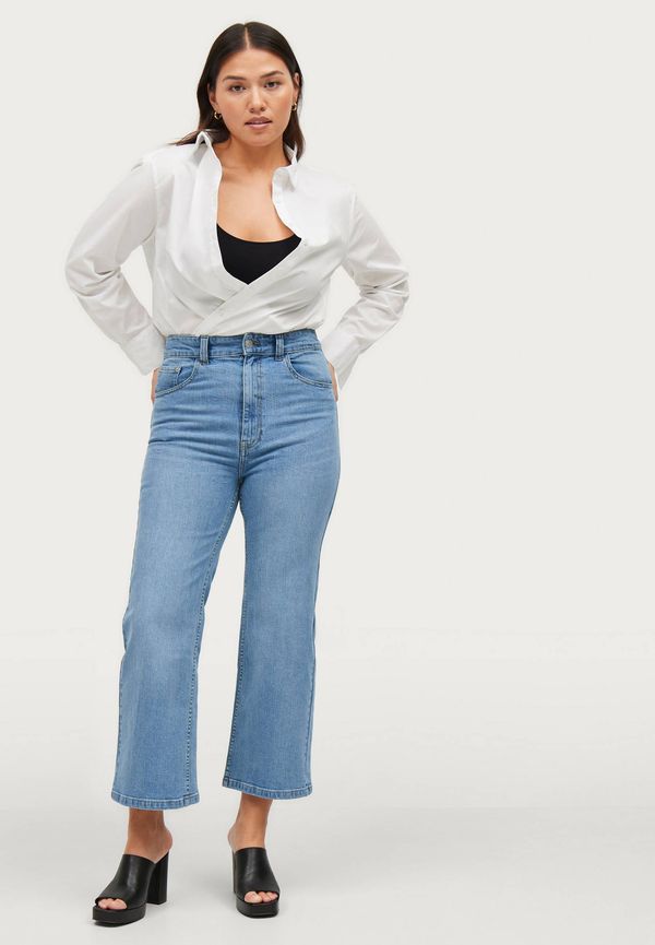 Ellos - Jeans Kourtney Cropped - Blå - 52