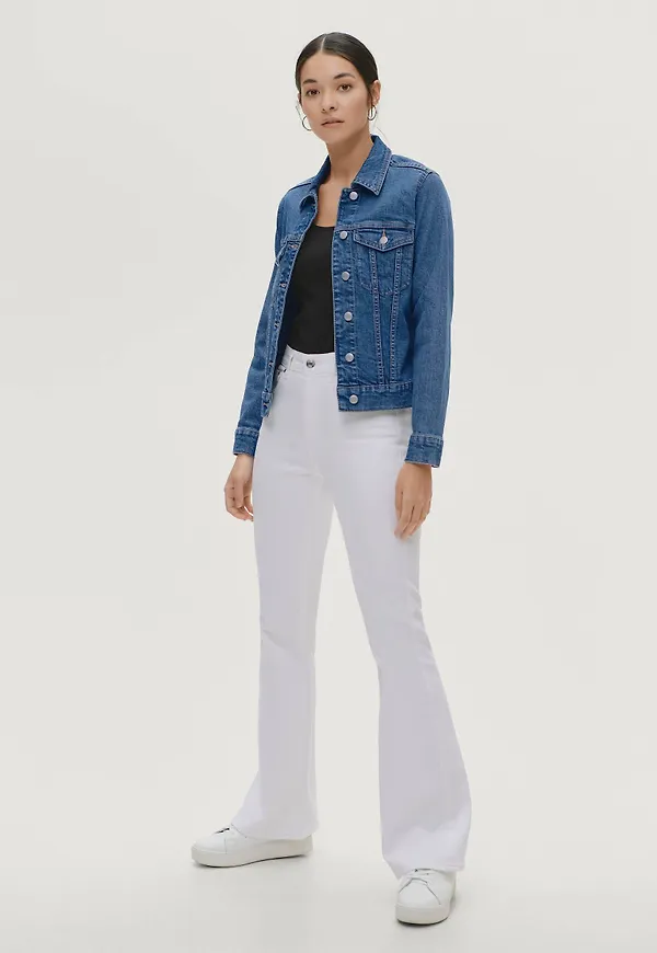 Ellos - Jeans Thea High Waist Flare - Vit