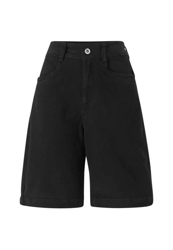 Ellos - Jeansshorts Lydia - Svart