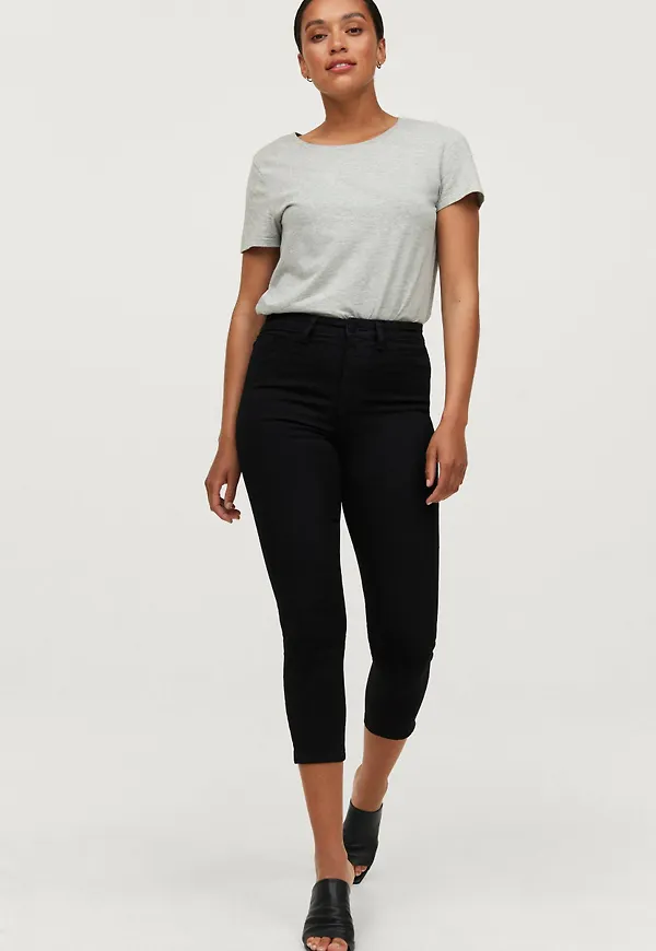 Ellos - Jeggings Nina Capri - Svart