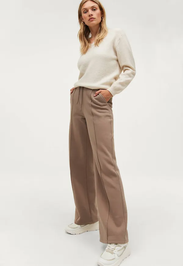 Ellos - Mjukisbyxor Hazel Wide - Brun