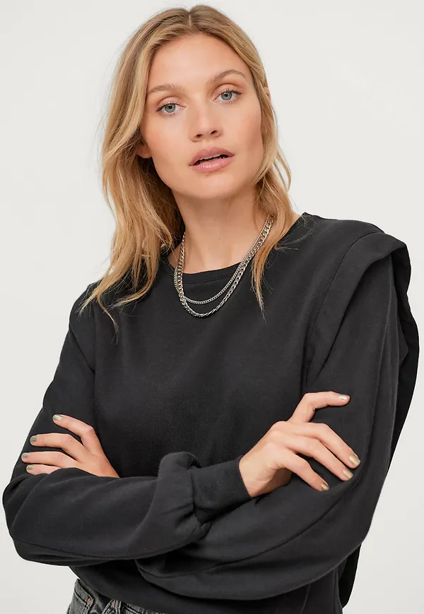 Ellos - Sweatshirt Riley - Svart