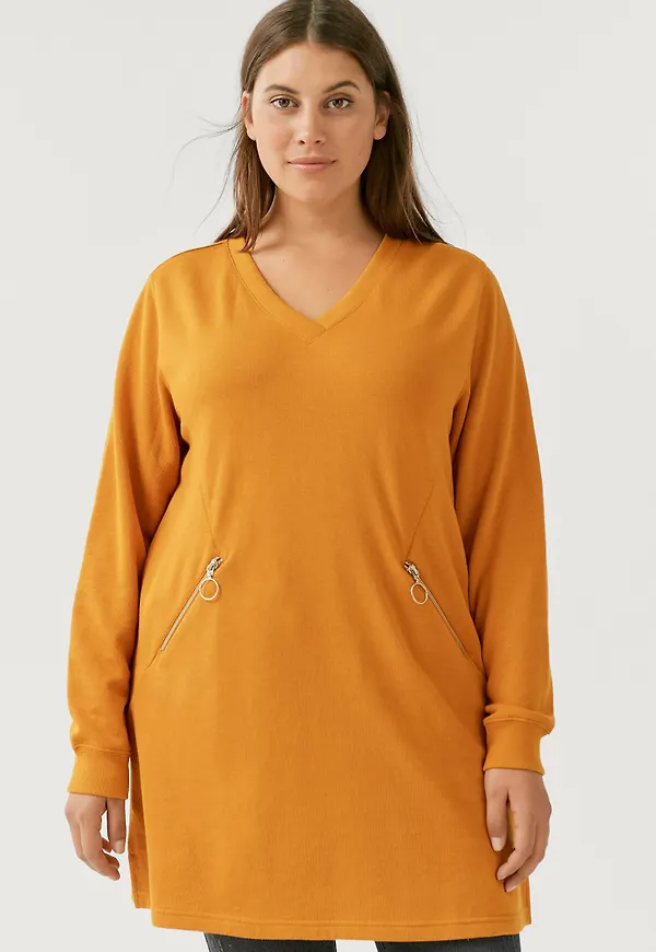 Ellos - Sweatshirtklänning Amanda - Gul