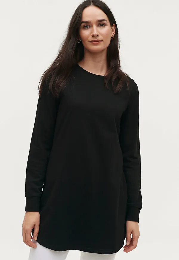 Ellos - Sweatshirttunika Malina - Svart
