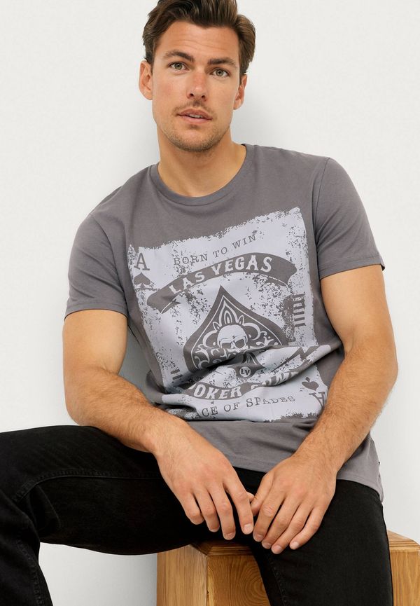 Ellos - T-shirt Brody - Grå - 5XL