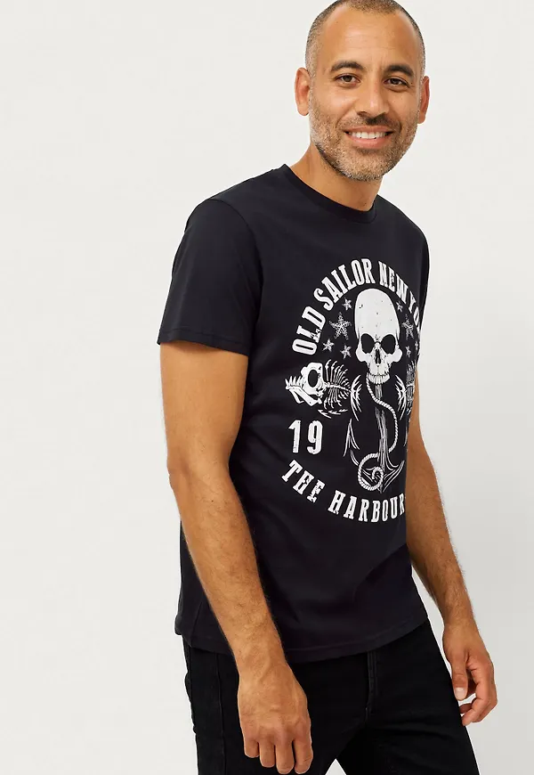 Ellos - T-shirt Brody - Svart - 6XL