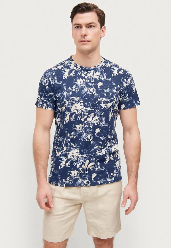 Ellos - T-shirt Chad - Blå - XL