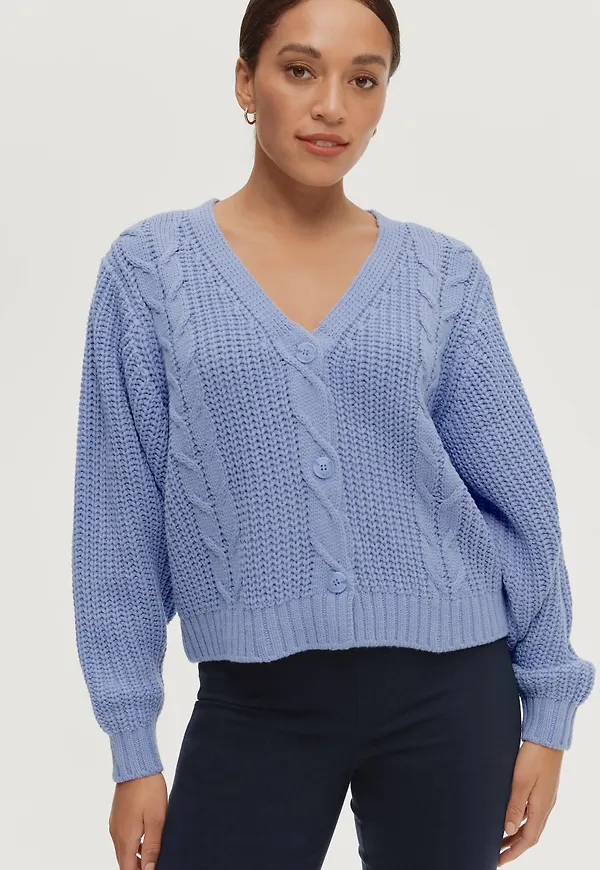 Ellos - Cardigan Lily Cable - Lila - 42/44
