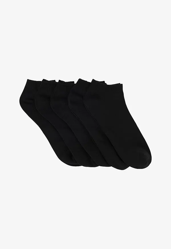 Ellos Collection - Ankelsocka 5-pack - Svart
