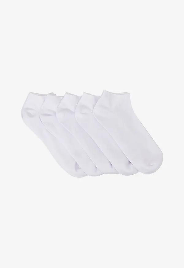 Ellos Collection - Ankelsocka 5-pack - Vit