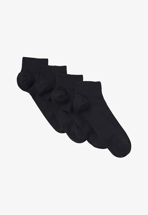Ellos Collection - Ankelstrumpa 4-pack - Svart