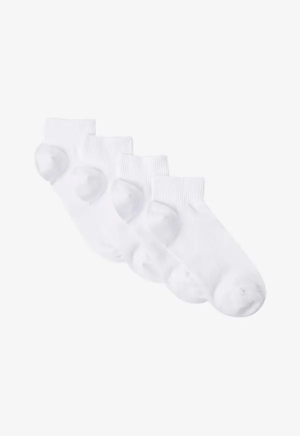 Ellos Collection - Ankelstrumpa 4-pack - Vit
