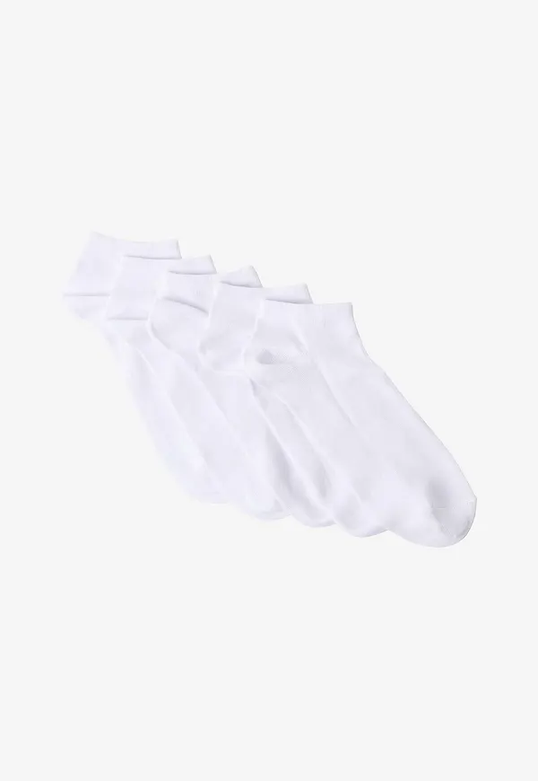 Ellos Collection - Ankelstrumpor 5-pack - Vit