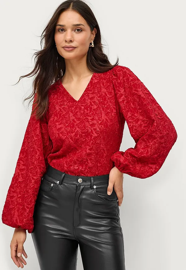 Ellos Collection - Blus Amanda - Röd