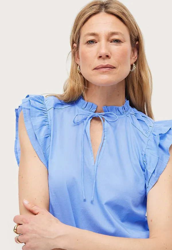 Ellos Collection - Blus Blouse Aline - Blå