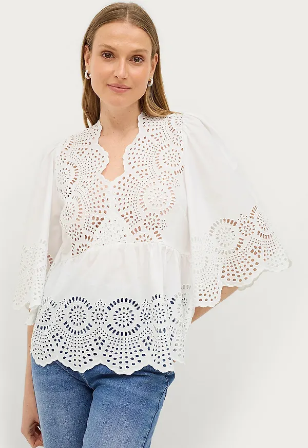 Ellos Collection - Blus Blouse Tahira - Vit