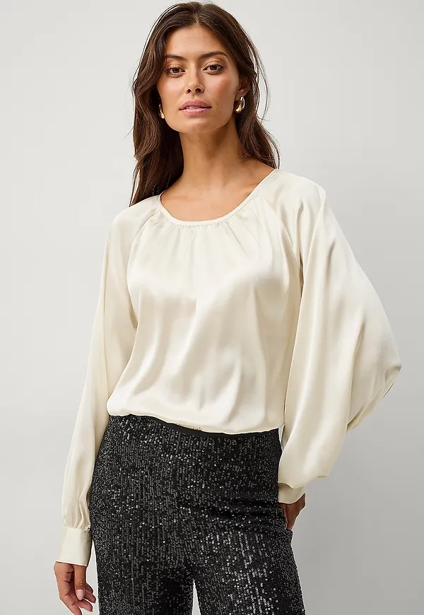 Ellos Collection - Blus Brianna - Natur