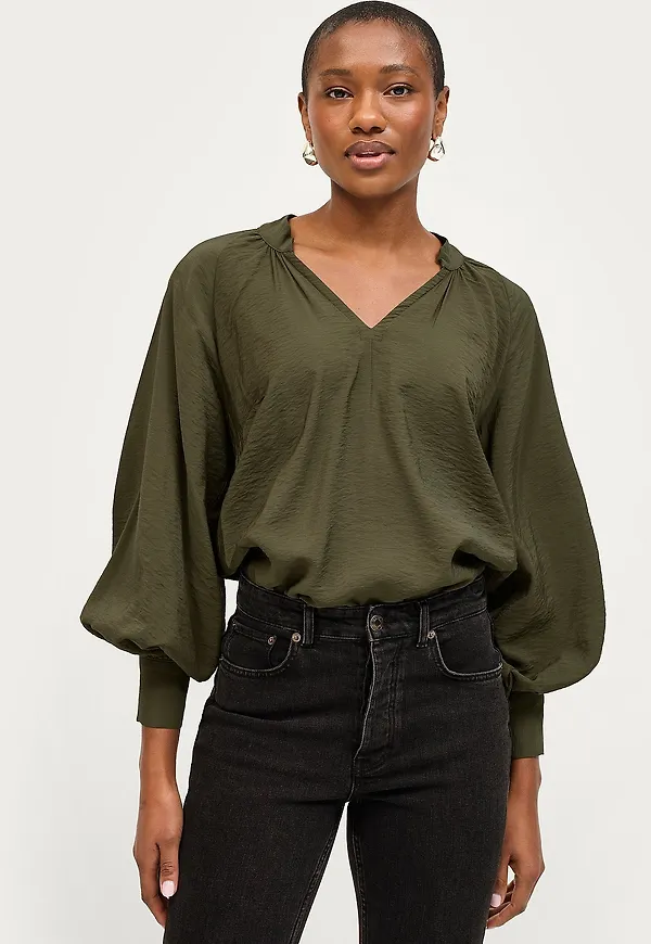 Ellos Collection - Blus Ines - Grön