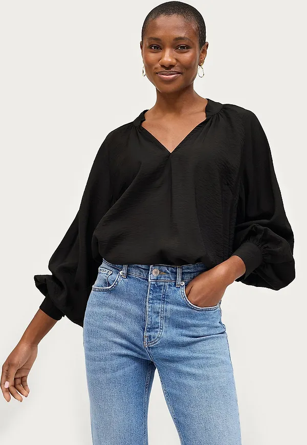 Ellos Collection - Blus Ines - Svart