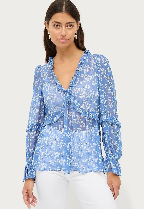 Ellos Collection - Blus Iza - Blå