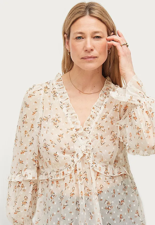 Ellos Collection - Blus Iza - Vit